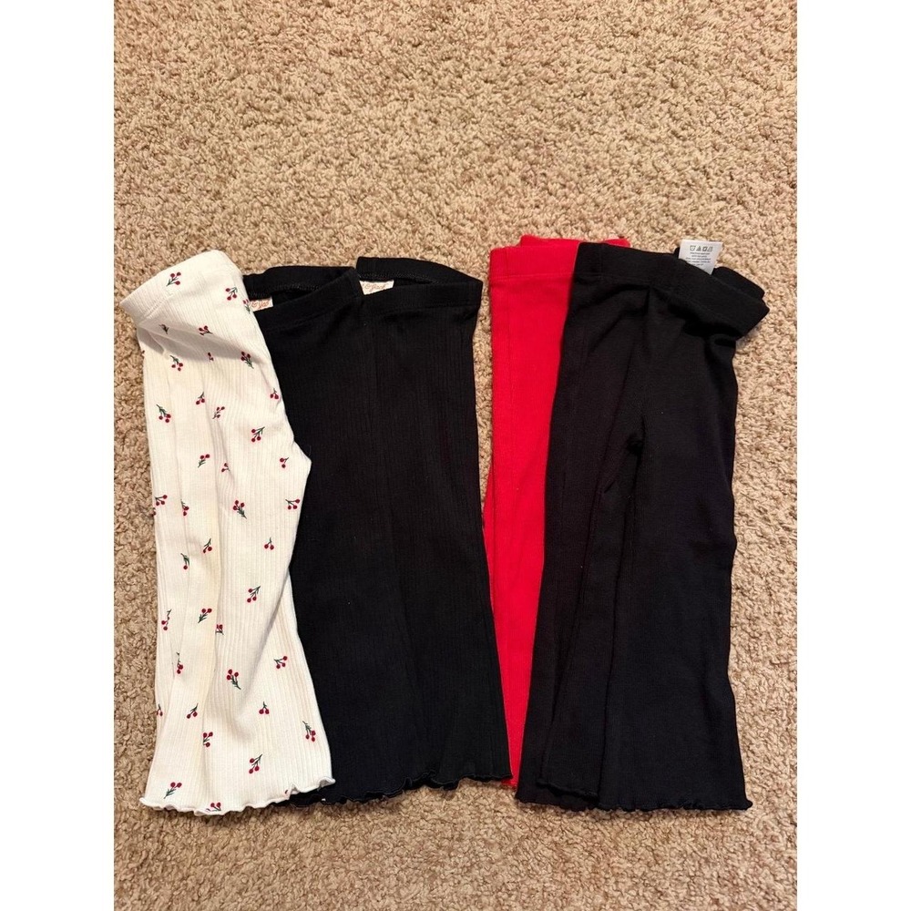Toddler girl 18 month ribbed leggings assorted brands